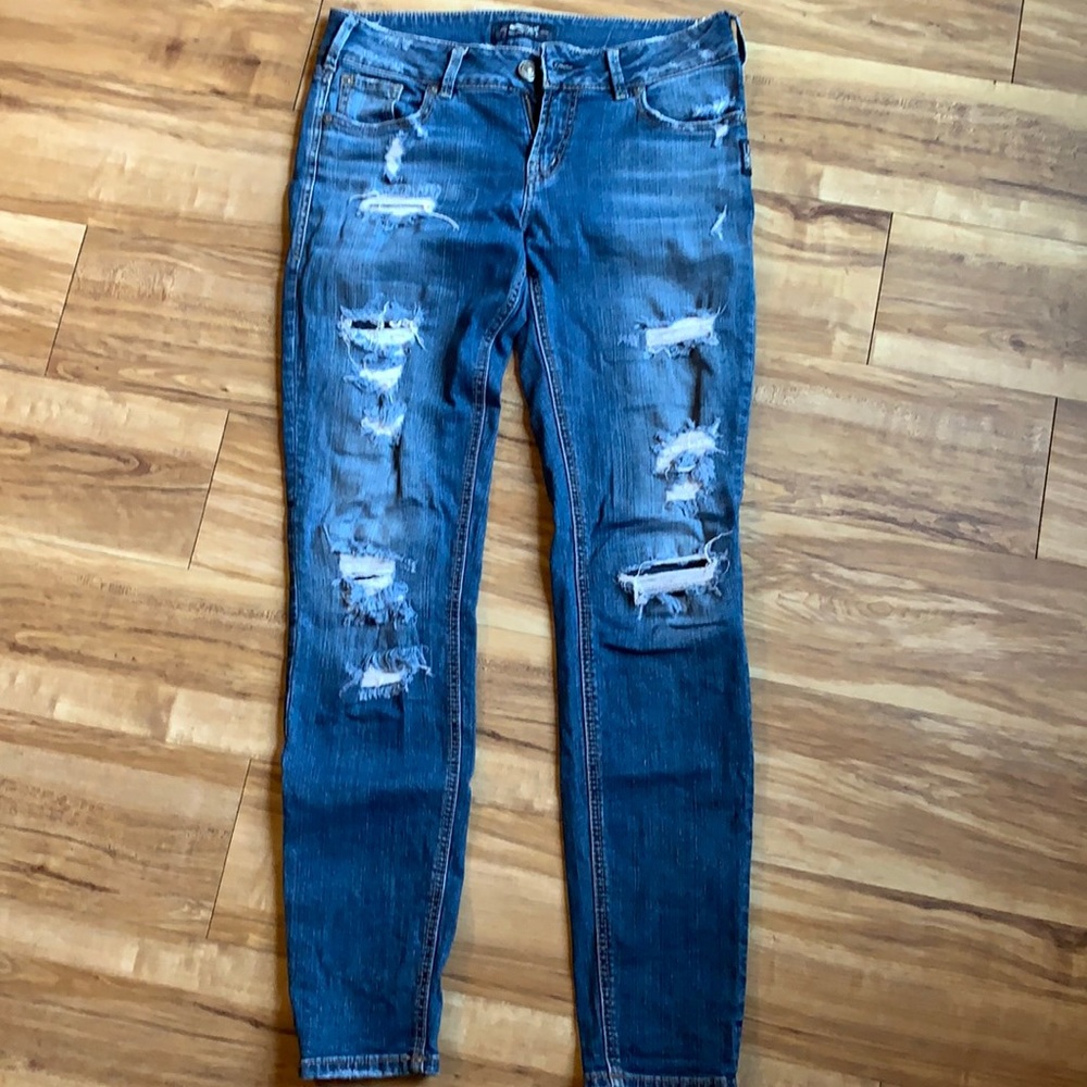 Silver jeans